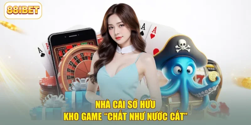 Nhà cái sở hữu kho game “chất như nước cất”